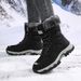 Ladies' Snow Boots, Warm Midsole Boots With Thick Fleece, Outdoor Hiking Boots_vogvips.com