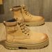 Men's Martin 2025 Autumn New Fece-Lined Height-Increasing Work Versati Thick-Sod Non-Slip Yellow Boots British_vogvips.com
