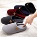Shevalues Winter House For Women Men Warm Fluffy Fur Slippers Soft Non-slip Couple Indoor Cotton Shoes Size46-47_vogvips.com