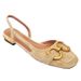French Style Low Heel Retro Closed Toe 2025 Summer New Backless Horsebit Suede Strap Sandals For Women_vogvips.com