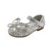 Girl Princess Square Mouth Rhinestone Bow Single Shoe Shoes Show Dance Shoe Girls_vogvips.com