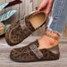 Women S Plus Size Slip On Loafers Full Coverage Style Autumn Comfortable Shoes_vogvips.com