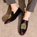 Embroidered Loafers Slip-On Business Leather Men's Casual Breathable Odor-Free Shoes_vogvips.com