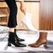 Women's Short Boots High Heel British Style 2025 New Women's Boots Mid-Calf Pointed Toe Fashion Boots Chunky Heel Spring Autumn Ma_vogvips.com
