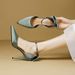 High-heeled Shoes That Don't Tire The Feet, Luxurious And Sophisticated, New Summer Style Satin Stiletto Bow Strap Pointed-toe San_vogvips.com