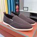 Summer Flat Slip-On FLYKNI Mesh Breathable Lightweight Fashion Men's Shoes Versatile Casual Loafers Trendy_vogvips.com