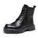 Men's Shoes 2025 Winter New Mid Length Workwear British Style Leather Boots Men's Plus Velvet Warm Cotton Boots_vogvips.com