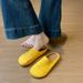 Half Tray White Shoes Female Breathable Student Height Increase Casual Women's Shoes Street Shot_vogvips.com