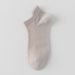Men's Socks Pure Cotton Short Socks Mesh Shallow Mouth Non Slip Anti Drop Stand Up Ear Boat Socks Antibacterial Men's Socks Casual All Match_vogvips.com