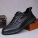 Comfortable Leather Spring Autumn Business Casual Men's Low-top Trendy Versatile Shoes_vogvips.com