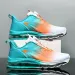 Mens Blue White Gradient Air Cushion Running Shoes Breathable Mesh Upper Non Slip Athletic Sneakers For Sports And Daily_vogvips.com