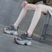 thick-soled Dad Shoes Women's Casual Versatile Fabric 9cm Height-increasing Women's Shoes_vogvips.com