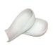 Height Enhancing Insoles In Socks Silicone Invisible Height Enhancing Pads White Elastic_vogvips.com