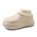 European Warm Series 2025 New Autumn Winter Full-Coverage Heel Slippers With Tire Bottom, Non-Slip, Fleece-Lined, Warm, Height-Increasing_vogvips.com