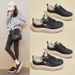 2025 Spring New White Sneakers Korean Style Ins Female Student Thick Sole Height Increasing Sports Casual Street_vogvips.com