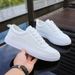 Summer Little White Board Leather Surface Anti Odor Breathable Trendy Versatile Suit Casual Shoes Men's 2025 Flat Bottom_vogvips.com