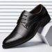 European Warm Series Autumn Winter New Versatile Men's Leather Business Formal Fashion Casual British Style Plaid Black Wedding Shoes_vogvips.com