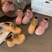Gnuin Lathr Martin Womn 2025 Spring And Autumn Nw Hiddn Wdg Pink Short Boots For Ptit British Styl Thick_vogvips.com
