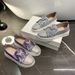 Women's Glitter Loafers With Bowknot - Flat Slip-On Casual Shoes For All Seasons, Comfortable & Stylish_vogvips.com