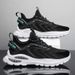Men's Mesh Sports 2026 New Korean Version Breathable Casual Fly-knit Air Cushion Trendy Running Shoes_vogvips.com