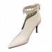 2026 Fall/Winter New Rhinetone Pointed Toe High For Women, Thin Heel Leather Lined Martin Boot, Fahionable Ankle_vogvips.com