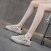 inner Height Increase 4cm Leather Surface Retro Soft Sole Thick Sole Sports Versatile Hollow Casual Shoes_vogvips.com
