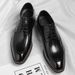 Large Size Leather Fashion Men's Business Formal Trendy British Gentleman Wedding Shoes_vogvips.com