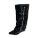 Slimming White Bootcut 2026 New Model Pointed Toe High-Tube Riding Wedge Heel Long Boots For Women Over The Knee_vogvips.com