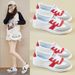 Little White Shoes Female Students Thick-soled Heightening Sports Board Shoes Casual Street Shoes_vogvips.com