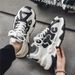 Four Season Height Increasing Men's Casual Breathable Trendy Shoes, 2024 Summer New Thick Soled Sports Dad Shoes_vogvips.com