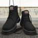 European Warm Series Martin Autumn Men's 2025 New Winter British Style Sports Casual Work Mid-Top Leather Boots Waterproof Trendy Shoes_vogvips.com