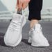 HKDQ 2025 Men's Breathable Shoes Slip On Sneakers Comfortable Mesh Walking Shoes Lightweight Non Slip Rubber Sole Casual Shoes_vogvips.com
