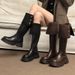 Platform Over-the-Knee For Women 2025 Autumn Winter New Style Two-Way Versatile Soft Leather Chunky Heel Riding Long_vogvips.com