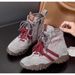 High-top German Training Shoes With Hidden Wedge For Women, Autumn And Winter Fleece-lined Retro Versatile Thick-soled_vogvips.com