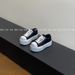 Distressed Color-Block Loafers - Women's Chunky Platform Sneakers (3.5cm Lift, Vintage-Inspired White & Cream, Comfortable Round-Toe Design)_vogvips.com