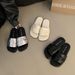 Silver Flat Sandals For Women, Outdoor Wear, 2024 New Summer Soft Sole Beach French Style Slippers_vogvips.com
