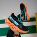 Large Size Sports Style Casual Flyknit Hollow Running Men's Shoes Breathable Comfortable_vogvips.com