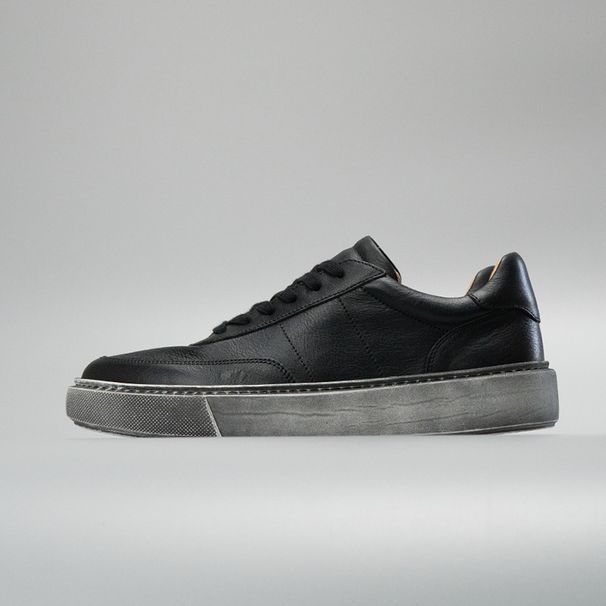 2024 New Handmade Dyed Fashion Comfortable Versatile Trendy Casual Genuine Leather Sneakers_vogvips.com