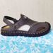 Men's Sandals Beach Sandals For Men Breathable Casual Hollow Leather Sandals_vogvips.com