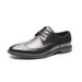 Euro Step Brogue Carved Top Layer Cowhide Business British Style Wedding Casual Men's Leather Shoes Comfortable For Work_vogvips.com