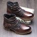 European Warm Series British Style Short Trendy Martin High-top Leather Shoes Men's Cowboy Boots_vogvips.com