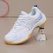 Summer Table Tennis Shoes For Men Large Size 46 White Tennis Sneakers Women Lace-Up Platform Men's Badminton Shoes Tenis Hombres_vogvips.com