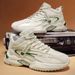 Man Walking Shoes Tennis Shoes Sneakers Canvas Absorption Sneakers Footgear Mesh Slip Resistant Breathable Shock_vogvips.com
