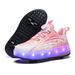 Maishuhu Children's Roller For Girls With Wheels Boys Four-Wheel Youth Glowing Skate Shoes_vogvips.com