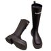 Autumn New 2024 Women's Fashion Versatile Stylish Slimming Chunky Heel Over-the-Knee Riding Trendy Long Boots_vogvips.com