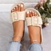 Summer Women Slippers Lightweight Buckle Thick Sole Slip-On Platform Sandals Ladys Soft EVA Outdoor Beach Shoes_vogvips.com