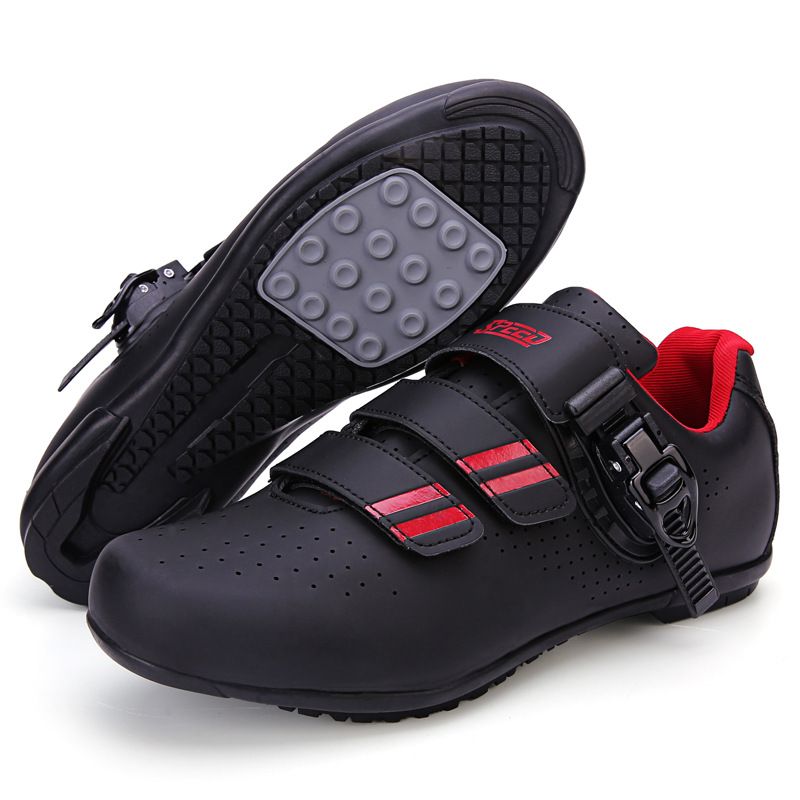 Spring And Summer Mountain Bike Lock Cycling Shoes Men's And Women's Road Bike Lock Shoes Hard Bottom Dynamic Cycling Shoes Bicycle Wide Bottom Shoes_vogvips.com