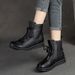 2024 Autumn Winter New Fleece Lined Thickened Cotton Sole Soft Surface Casual Women Short Boots Side Zipper_vogvips.com