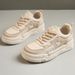 ZY1622 White Sneakers 2025 Autumn New Sports Student Board Shoes Korean Style Trendy Thick-Soled Casual Shoes For Women_vogvips.com