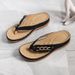 plus-size Women's Summer Outdoor Wear Herringbone Wedge Chain Sandals For Women_vogvips.com